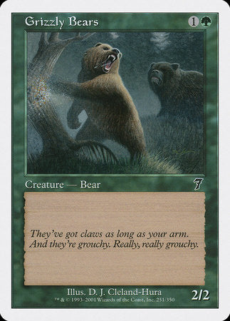 Grizzly Bears [Seventh Edition] | Mindsight Gaming