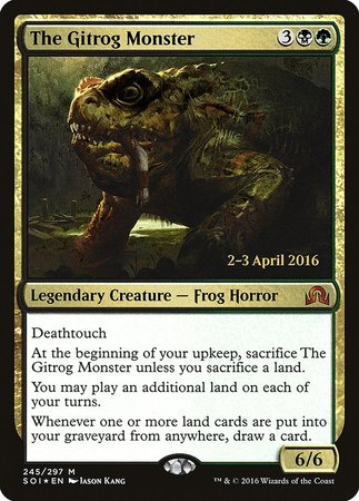 The Gitrog Monster [Shadows over Innistrad Promos] | Mindsight Gaming