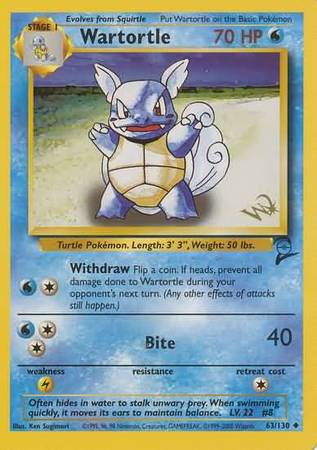 Wartortle (63/130) (W Stamped Promo) [Base Set 2] | Mindsight Gaming