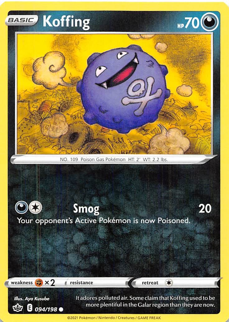 Koffing (094/198) [Sword & Shield: Chilling Reign] | Mindsight Gaming