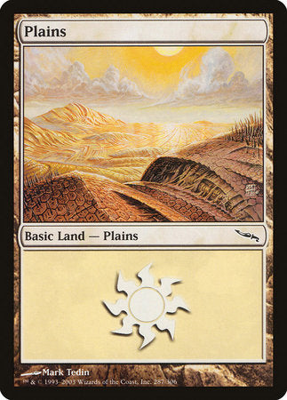 Plains (287) [Mirrodin] | Mindsight Gaming