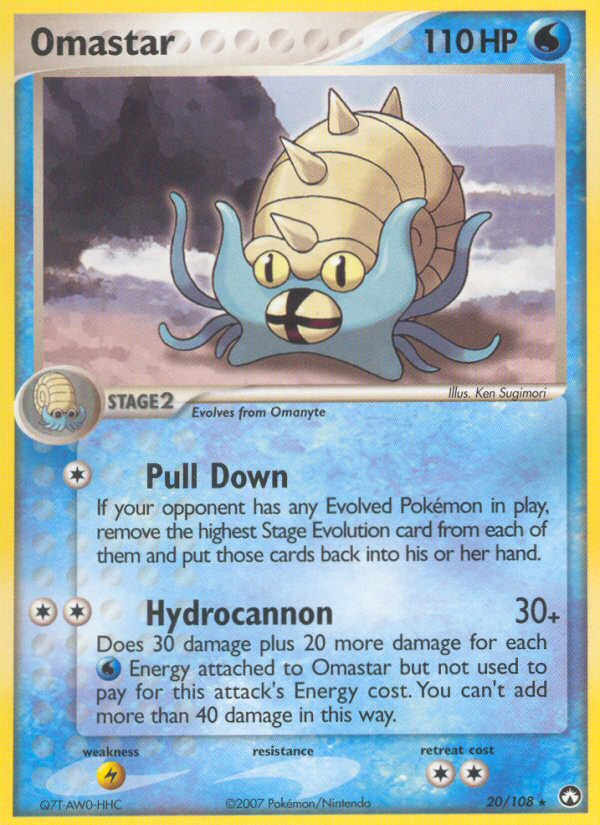 Omastar (20/108) [EX: Power Keepers] | Mindsight Gaming