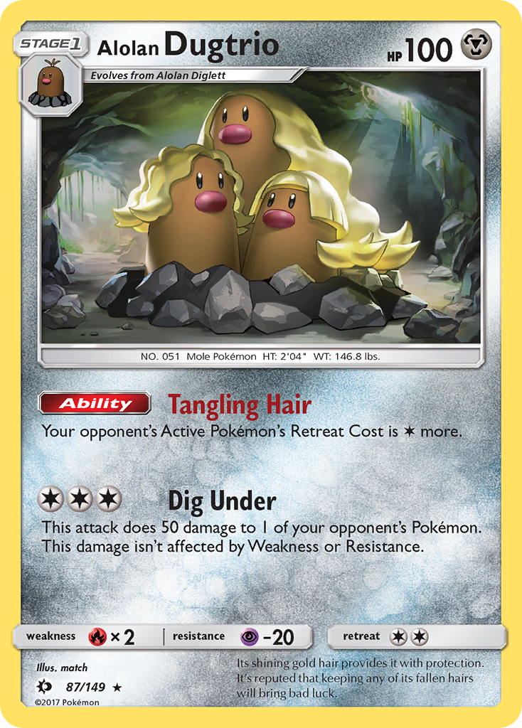 Alolan Dugtrio (87/149) [Sun & Moon: Base Set] | Mindsight Gaming