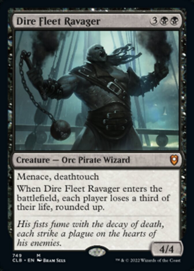 Dire Fleet Ravager [Commander Legends: Battle for Baldur's Gate] | Mindsight Gaming