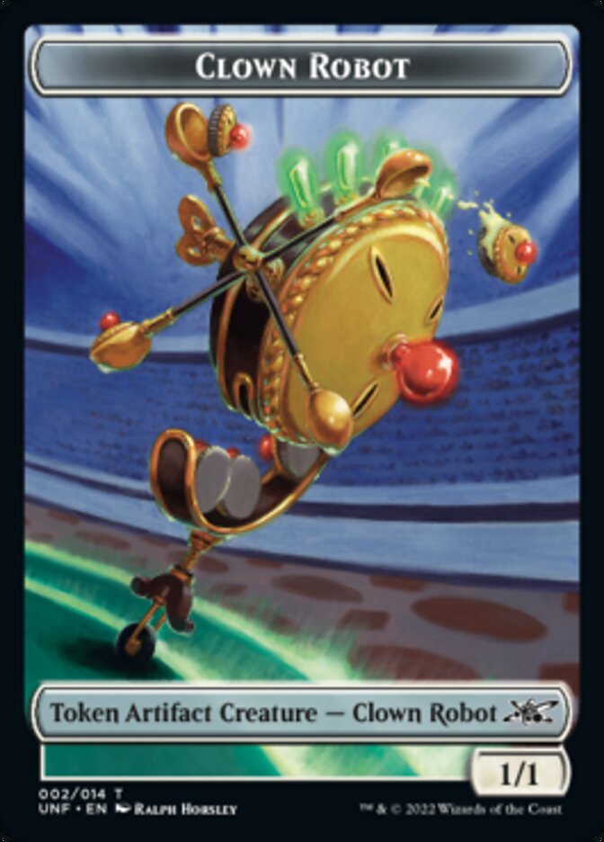 Clown Robot (002) Token [Unfinity Tokens] | Mindsight Gaming