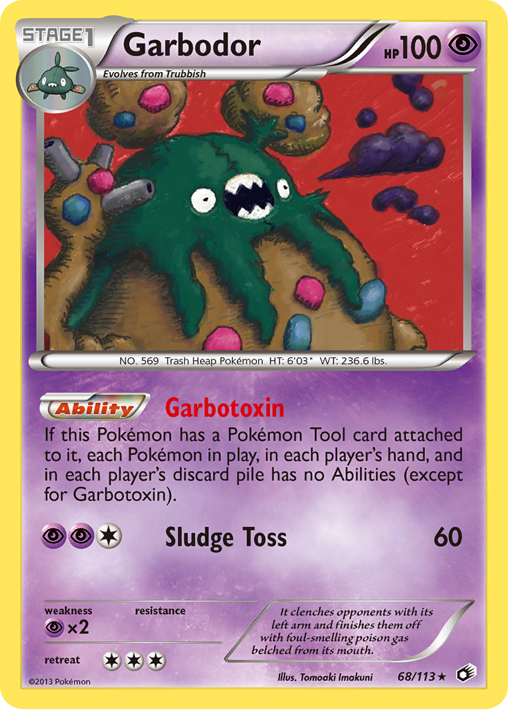 Garbodor (68/113) [Black & White: Legendary Treasures] | Mindsight Gaming