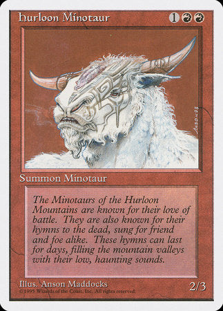 Hurloon Minotaur [Fourth Edition] | Mindsight Gaming