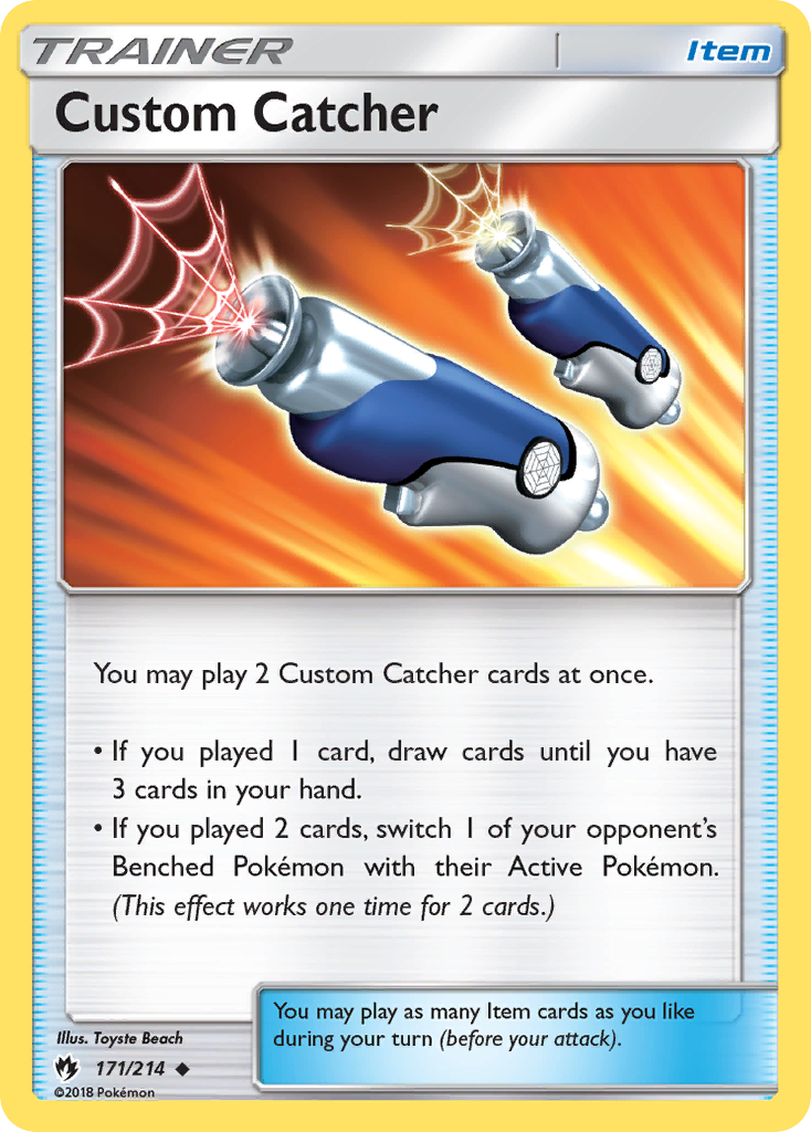 Custom Catcher (171/214) [Sun & Moon: Lost Thunder] | Mindsight Gaming