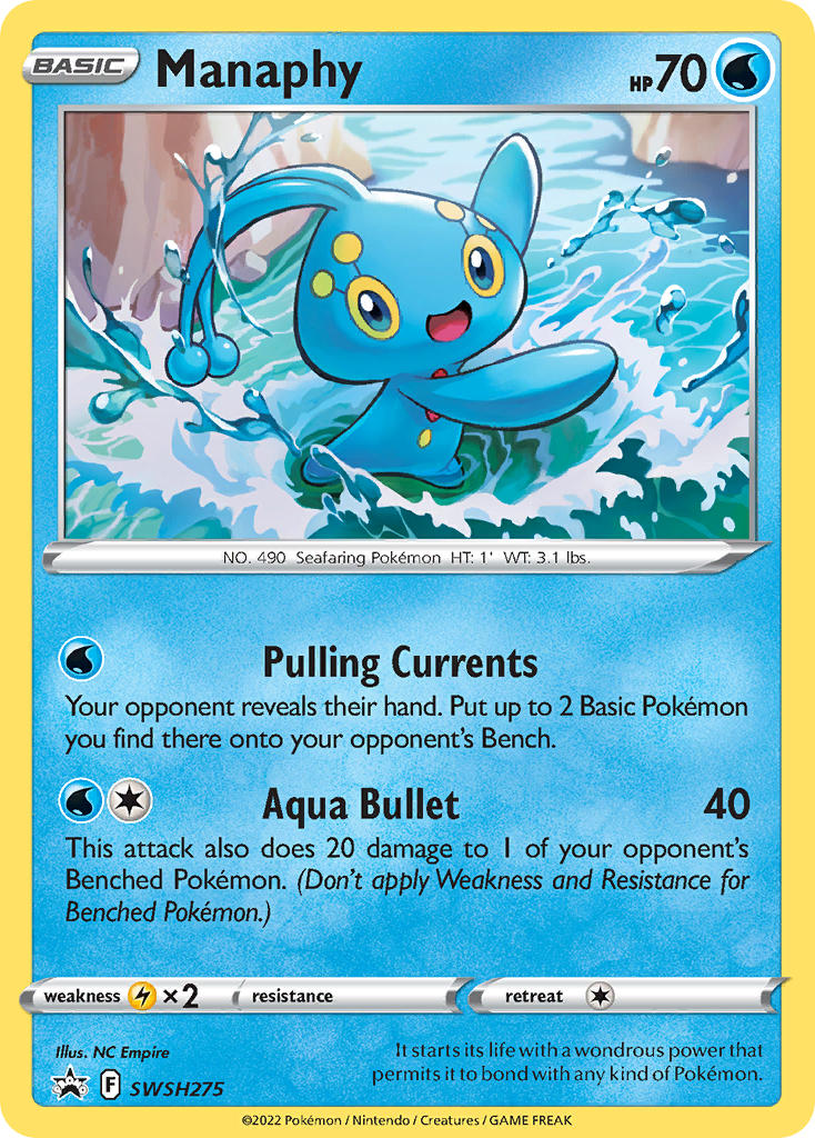 Manaphy (SWSH275) [Sword & Shield: Black Star Promos] | Mindsight Gaming