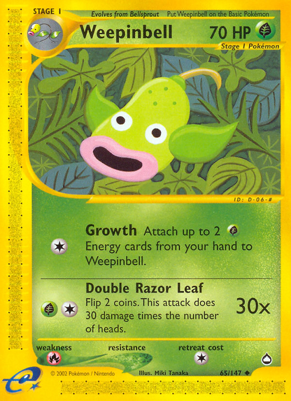 Weepinbell (65/147) [Aquapolis] | Mindsight Gaming