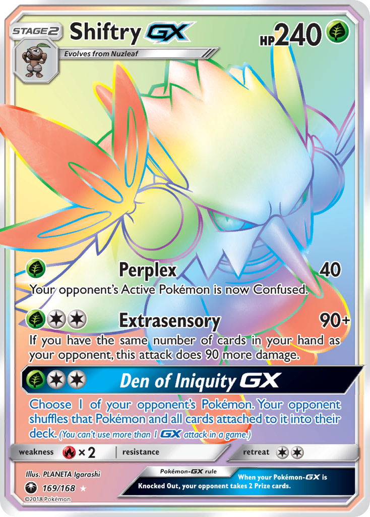 Shiftry GX (169/168) [Sun & Moon: Celestial Storm] | Mindsight Gaming