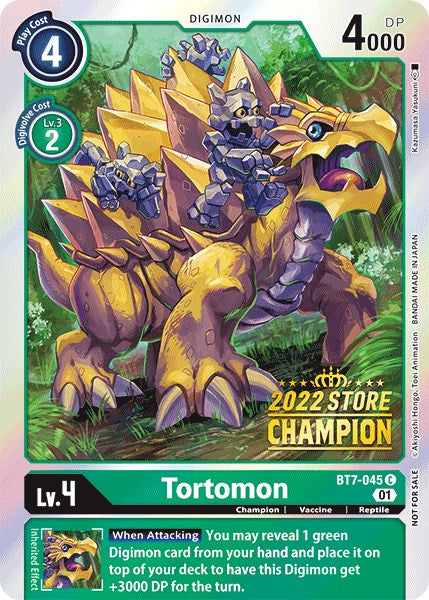 Tortomon [BT7-045] (2022 Store Champion) [Next Adventure Promos] | Mindsight Gaming