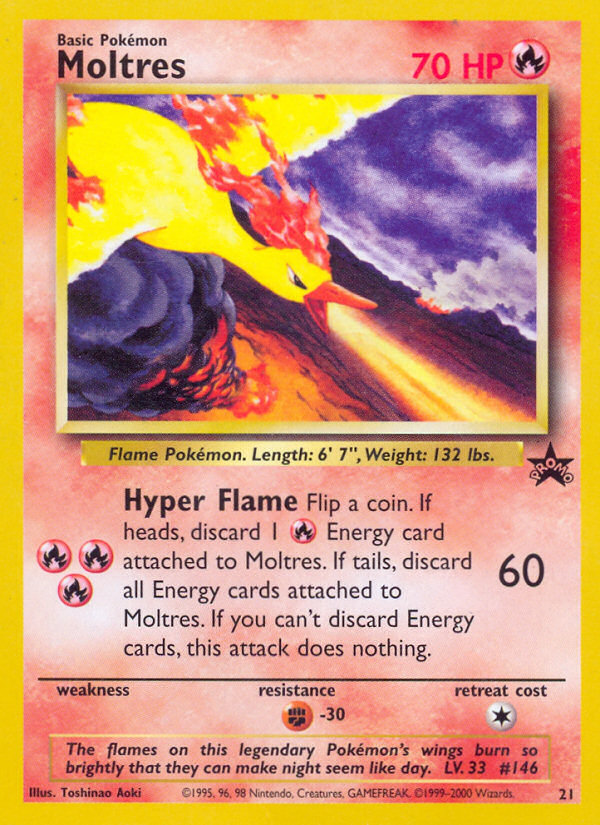 Moltres (21) [Wizards of the Coast: Black Star Promos] | Mindsight Gaming