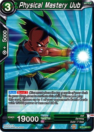 Physical Mastery Uub (BT5-063) [Miraculous Revival] | Mindsight Gaming