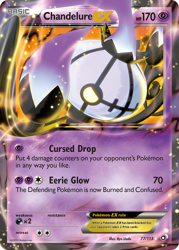 Chandelure EX (77/113) [Black & White: Legendary Treasures] | Mindsight Gaming