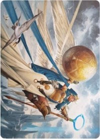 Linvala, Shield of Sea Gate Art Card [Zendikar Rising Art Series] | Mindsight Gaming