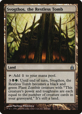 Svogthos, the Restless Tomb [Ravnica: City of Guilds] | Mindsight Gaming