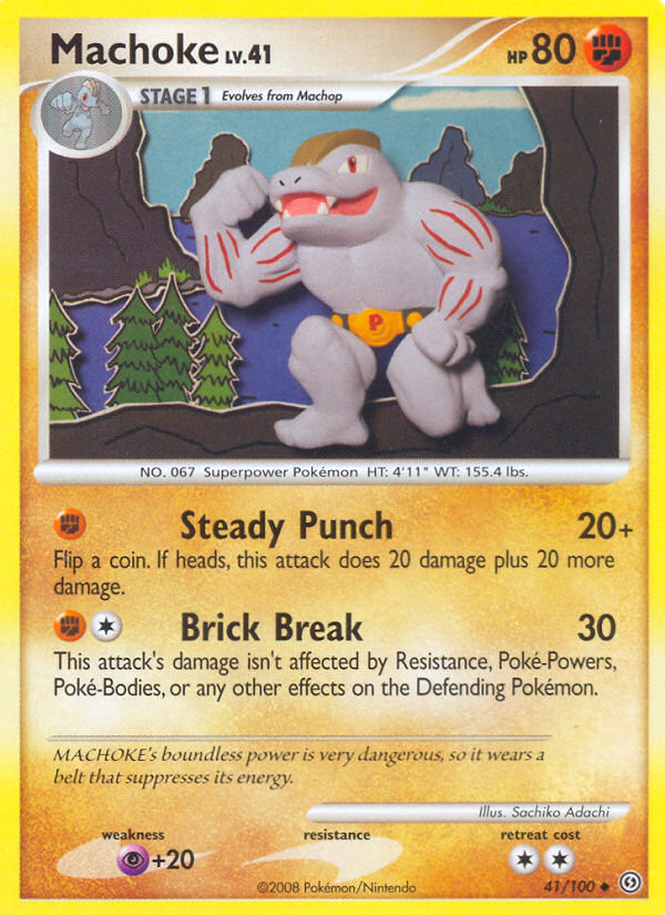 Machoke (41/100) [Diamond & Pearl: Stormfront] | Mindsight Gaming