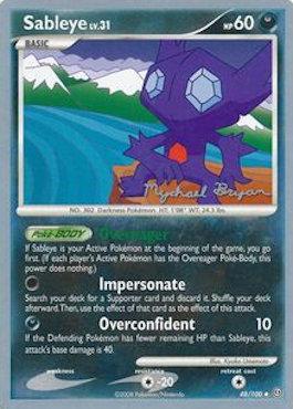 Sableye LV.31 (48/100) (Happy Luck - Mychael Bryan) [World Championships 2010] | Mindsight Gaming