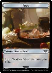 Tentacle // Food (0023) Double-Sided Token (Surge Foil) [The Lord of the Rings: Tales of Middle-Earth Tokens] | Mindsight Gaming