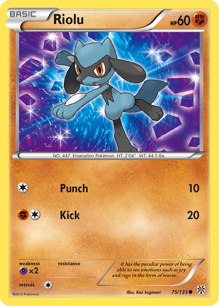 Riolu (75/135) [Black & White: Plasma Storm] | Mindsight Gaming