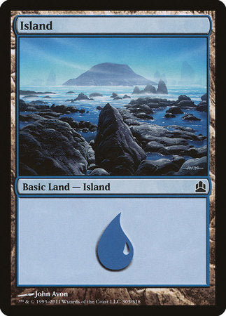 Island (305) [Commander 2011] | Mindsight Gaming