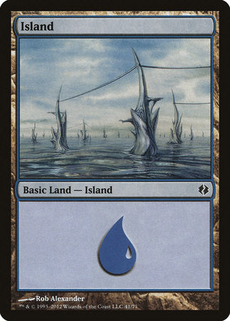 Island (41) [Duel Decks: Venser vs. Koth] | Mindsight Gaming