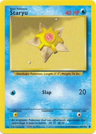 Staryu (65/102) [Base Set Unlimited] | Mindsight Gaming