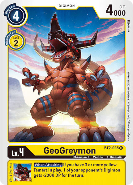 GeoGreymon [BT2-035] [Release Special Booster Ver.1.5] | Mindsight Gaming