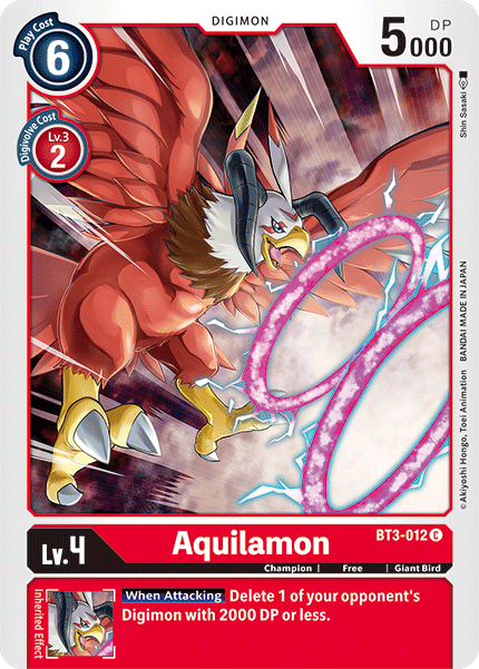 Aquilamon [BT3-012] [Release Special Booster Ver.1.5] | Mindsight Gaming