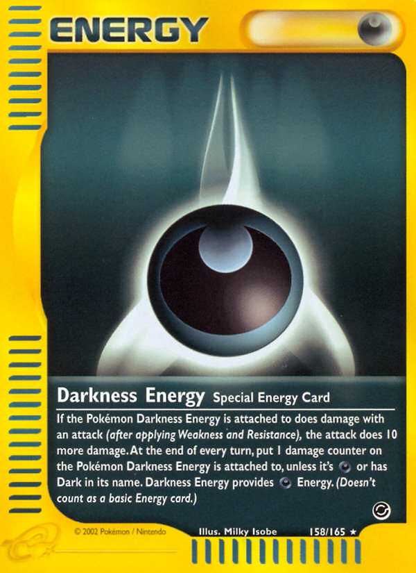 Darkness Energy (158/165) [Expedition: Base Set] | Mindsight Gaming