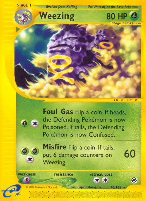 Weezing (70/165) [Expedition: Base Set] | Mindsight Gaming