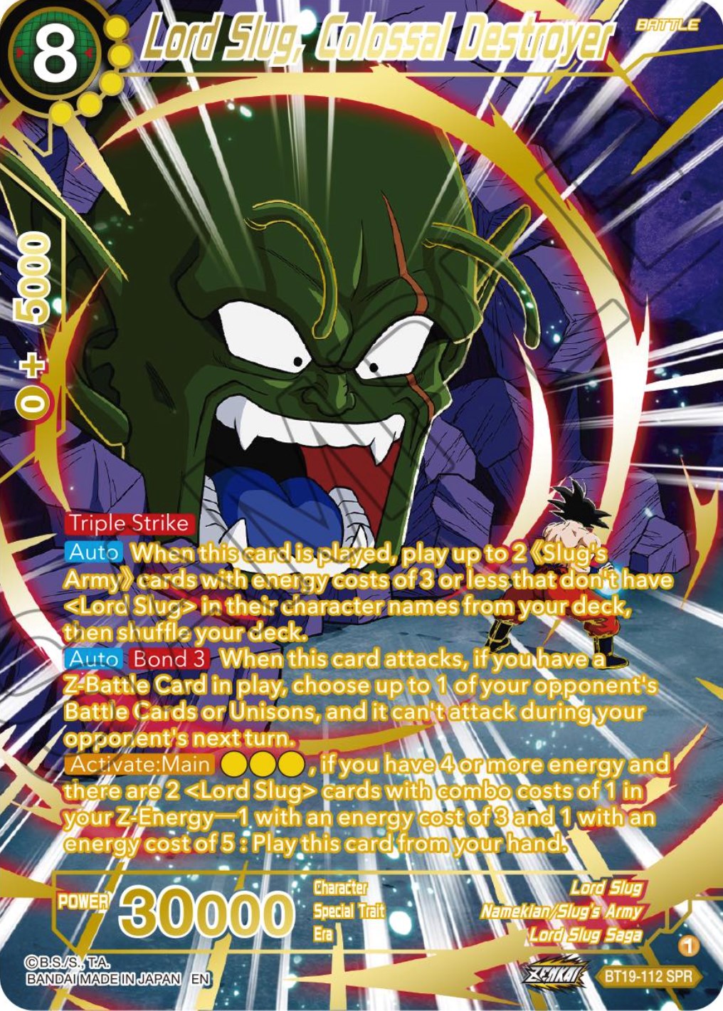 Lord Slug, Colossal Destroyer (SPR) (BT19-112) [Fighter's Ambition] | Mindsight Gaming