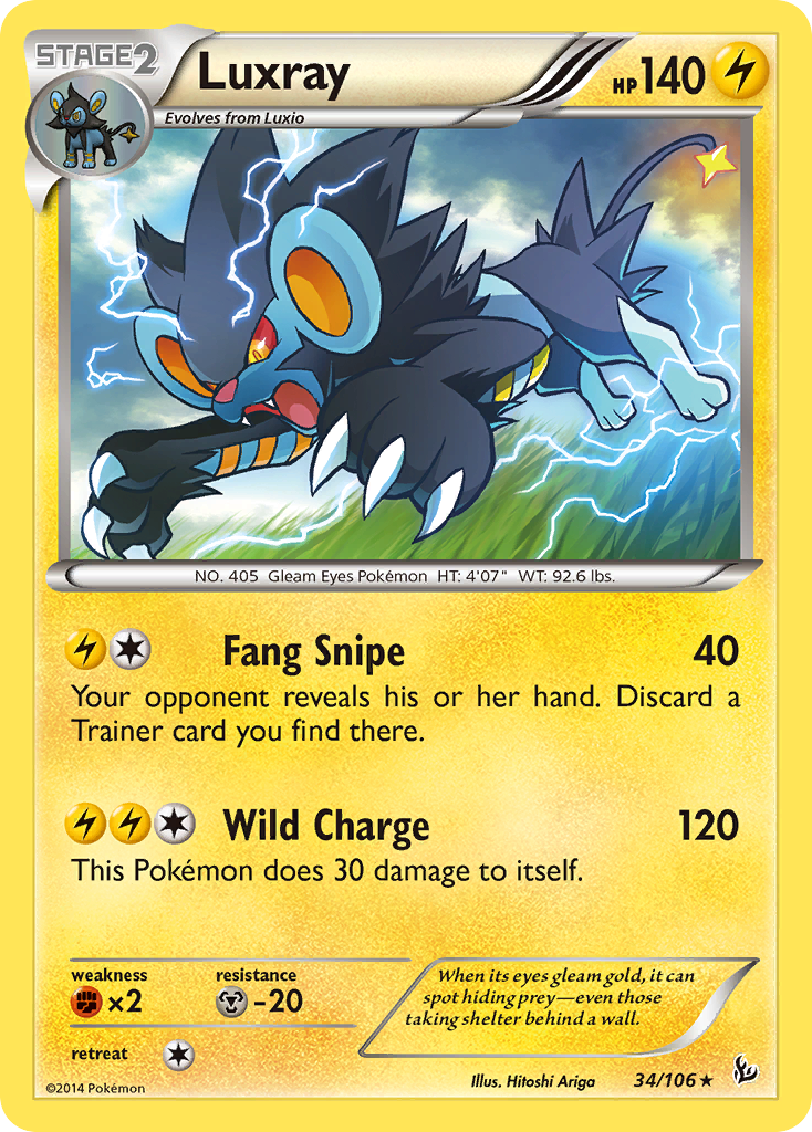 Luxray (34/106) [XY: Flashfire] | Mindsight Gaming