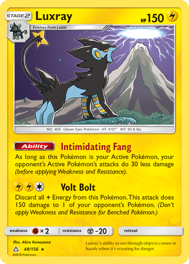 Luxray (48/156) [Sun & Moon: Ultra Prism] | Mindsight Gaming