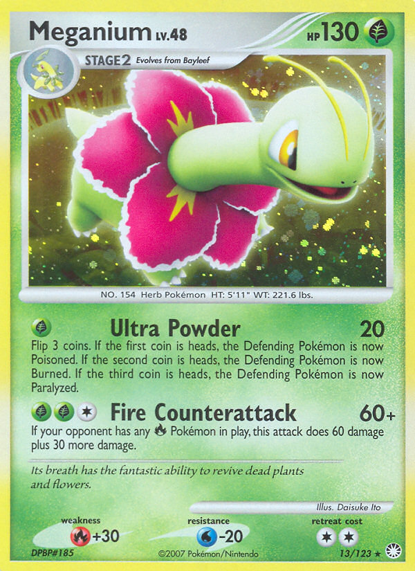 Meganium (13/123) [Diamond & Pearl: Mysterious Treasures] | Mindsight Gaming