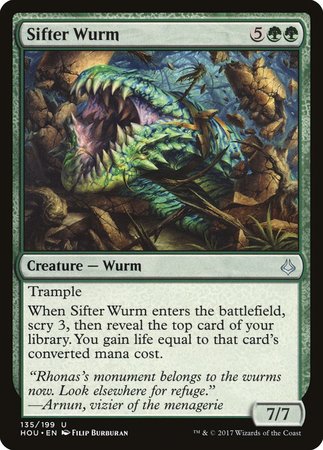 Sifter Wurm [Hour of Devastation] | Mindsight Gaming