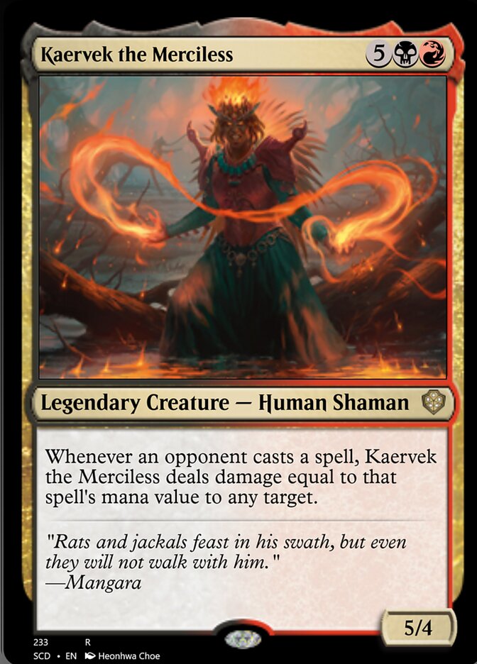 Kaervek the Merciless [Starter Commander Decks] | Mindsight Gaming