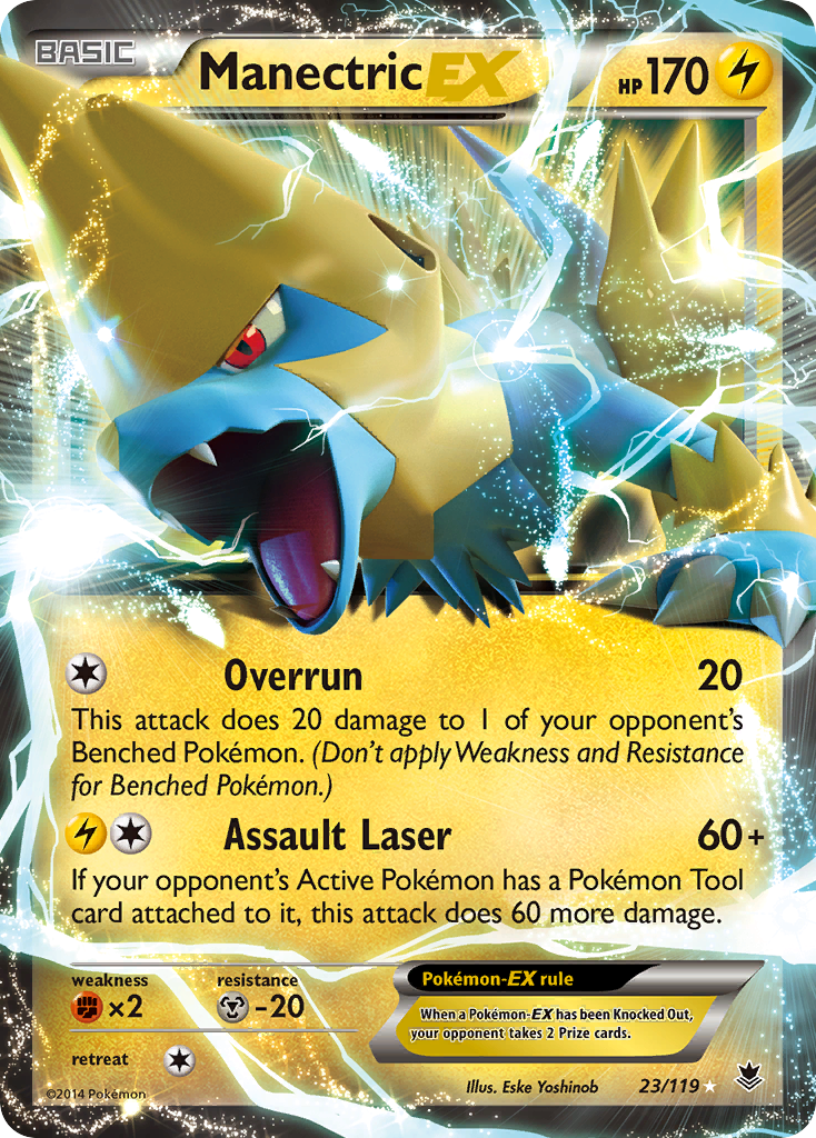 Manectric EX (23/119) [XY: Phantom Forces] | Mindsight Gaming