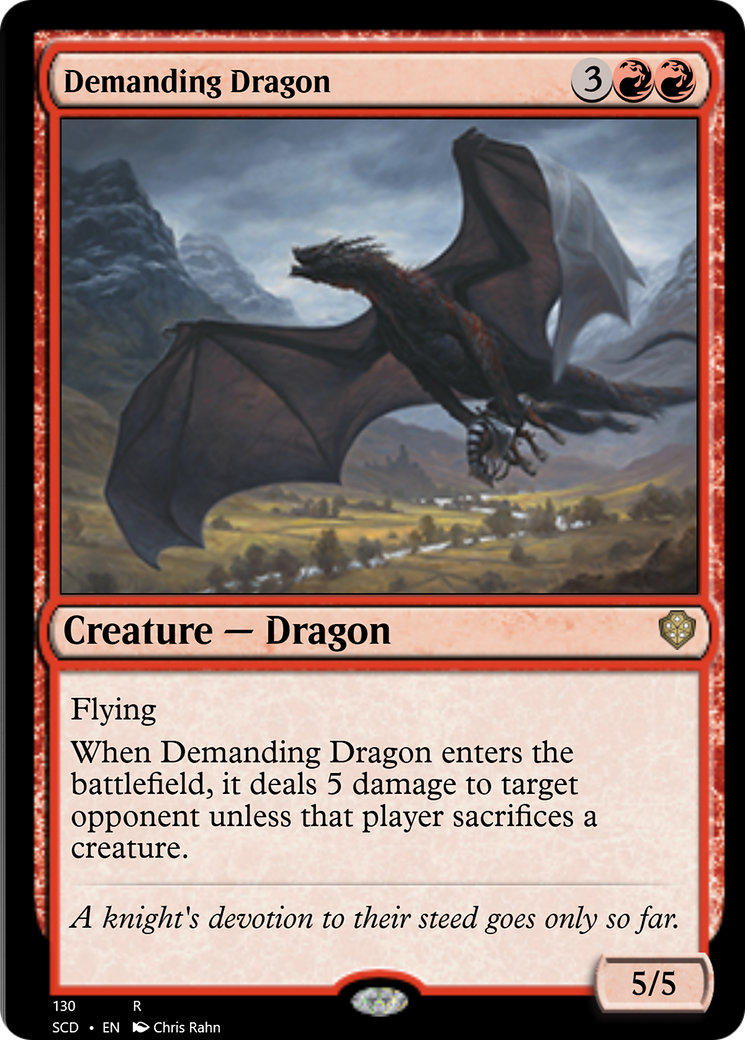 Demanding Dragon [Starter Commander Decks] | Mindsight Gaming