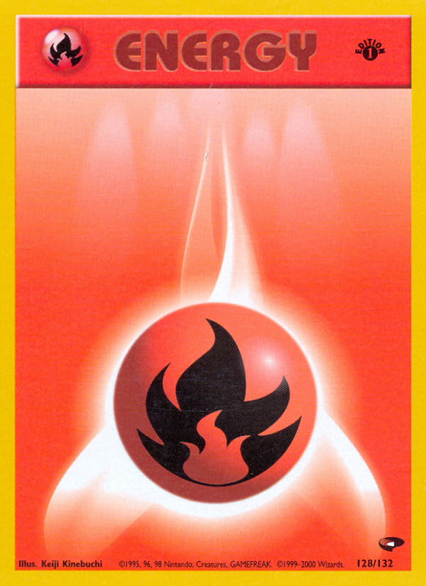 Fire Energy (128/132) [Gym Challenge 1st Edition] | Mindsight Gaming