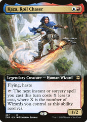 Kaza, Roil Chaser (Extended Art) [Zendikar Rising] | Mindsight Gaming