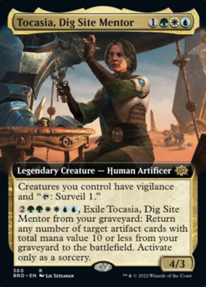 Tocasia, Dig Site Mentor (Extended Art) [The Brothers' War] | Mindsight Gaming