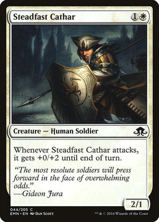 Steadfast Cathar [Eldritch Moon] | Mindsight Gaming