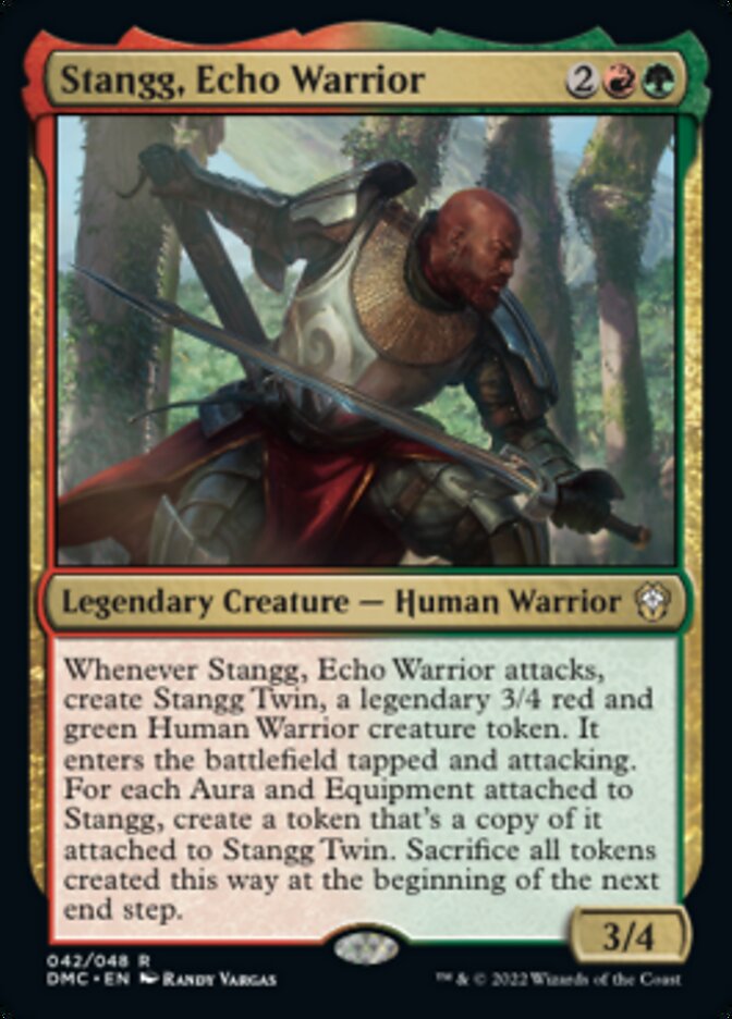 Stangg, Echo Warrior [Dominaria United Commander] | Mindsight Gaming