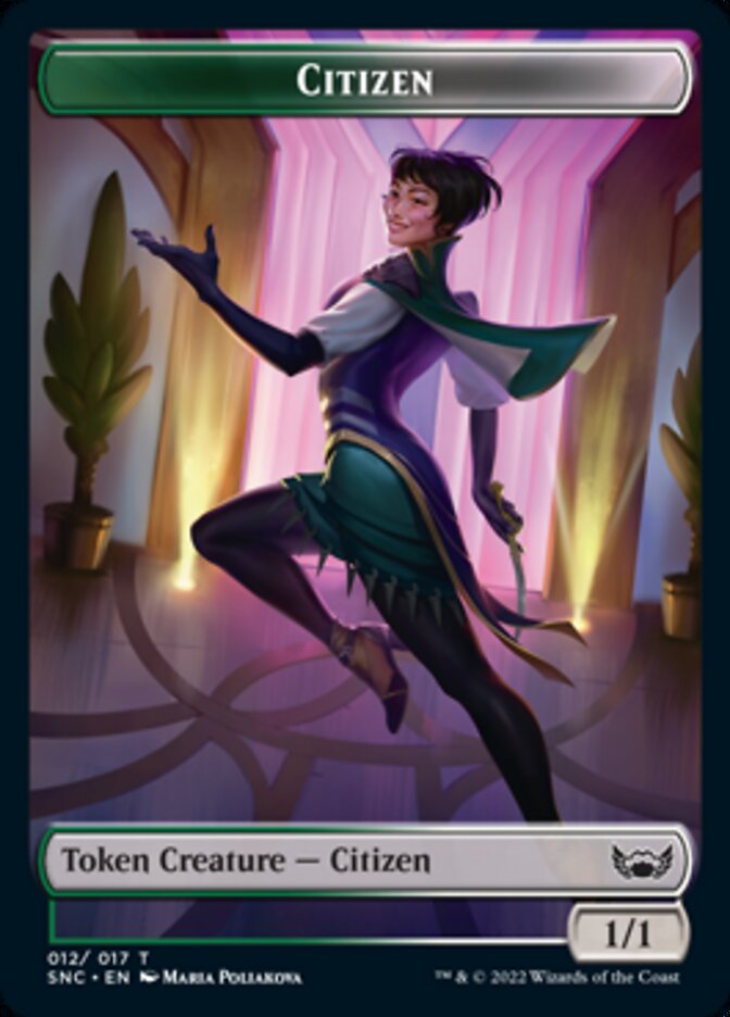Treasure (015) // Citizen Double-sided Token [Streets of New Capenna Tokens] | Mindsight Gaming