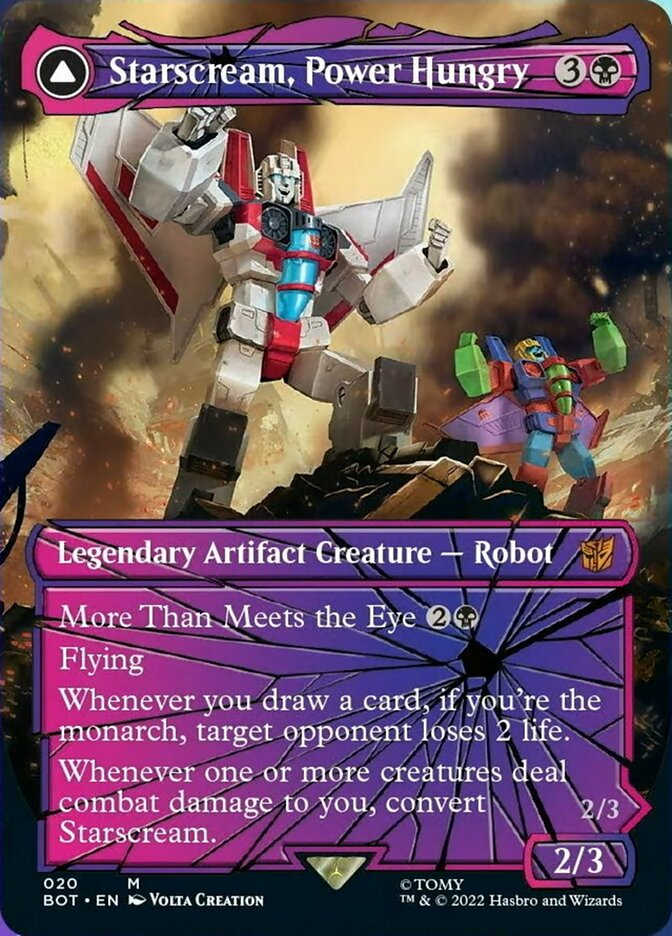 Starscream, Power Hungry // Starscream, Seeker Leader (Shattered Glass) [Universes Beyond: Transformers] | Mindsight Gaming