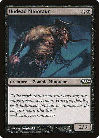 Undead Minotaur [Magic 2014] | Mindsight Gaming