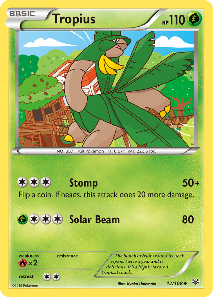 Tropius (12/108) [XY: Roaring Skies] | Mindsight Gaming