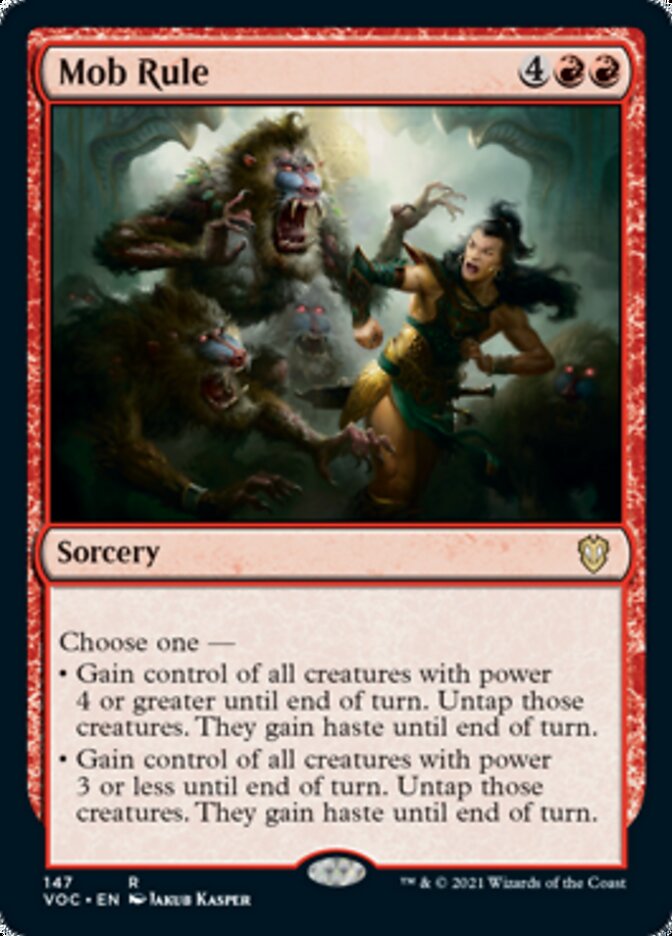 Mob Rule [Innistrad: Crimson Vow Commander] | Mindsight Gaming